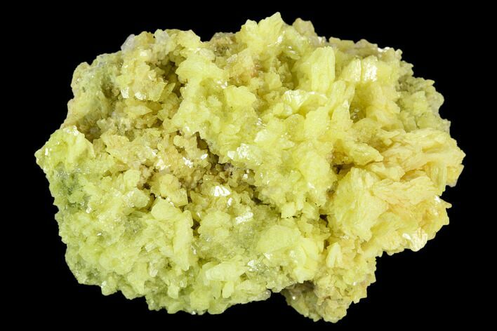 Sulfur Crystal Cluster on Matrix - Nevada #129729